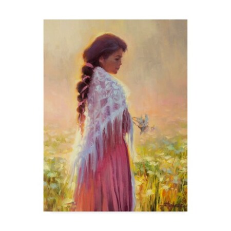 Trademark Fine Art Steve Henderson 'Queen Annes Lace' Canvas Art, 35x47 ALI32114-C3547GG